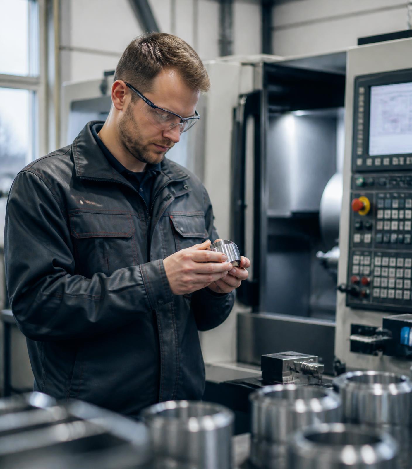 CNC operater v kovinski delavnici